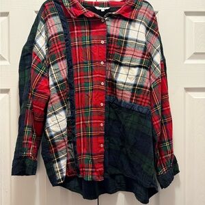 Simply Southern Multicolor Plaid Shirt